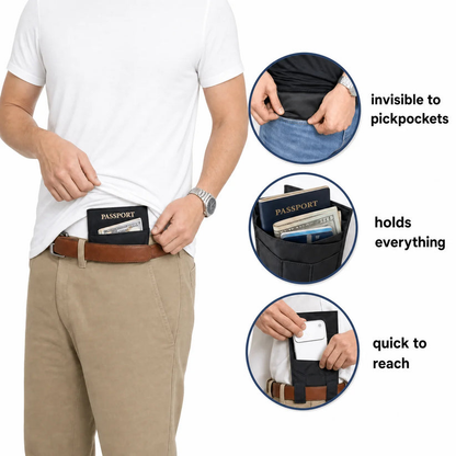 Hidden 3-in-1 Travel Pocket
