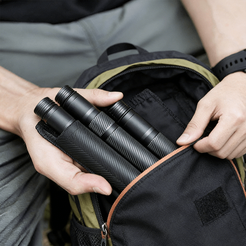 Tactical Trekking Staff — Detachable Survival System