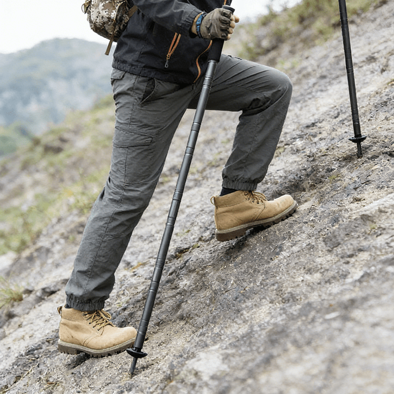 Tactical Trekking Staff — Detachable Survival System